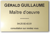 plaque 50x30cm