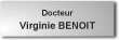 plaque 20x5cm