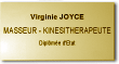 plaque 20x10cm