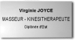 plaque 20x10cm