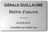 plaque 50x30cm