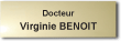 plaque 20x5cm