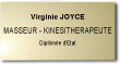 plaque 20x10cm