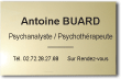 plaque 25x15cm