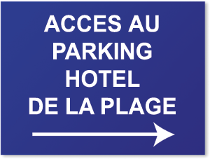 plaque 50x30cm